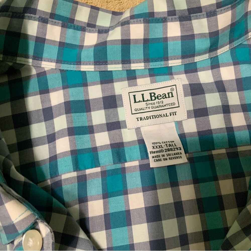 SOLD…Bundle of two for $60- LL Bean Men’s BIG and TALL button down shirts. SOLD